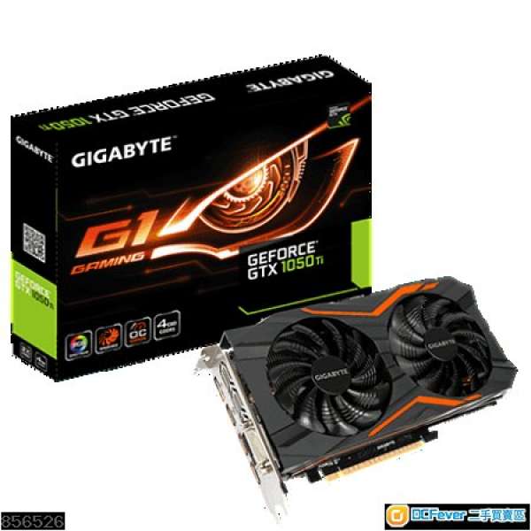 GeForce® GTX 1050 Ti G1 Gaming 4G 有單有保