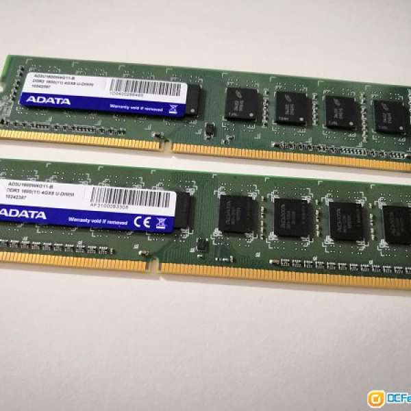 Adata DDR3 1600  8G (4GBx2) RAM