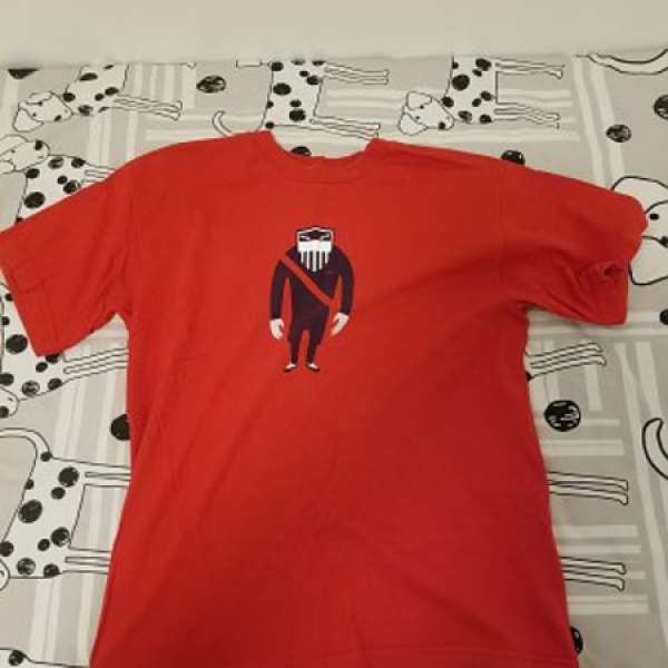 90%新Nike Boy Size XL Tee Shirt Red紅色 Soccer