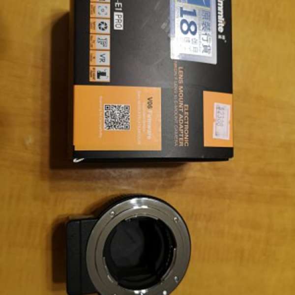 99% new 賣commlite nikon F 轉sony E. mount adapter