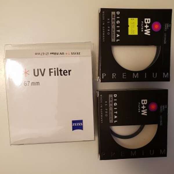 ZEISS T* UV Filter 67mm T鍍膜保護濾鏡, 換了鏡不合用平售益用家!