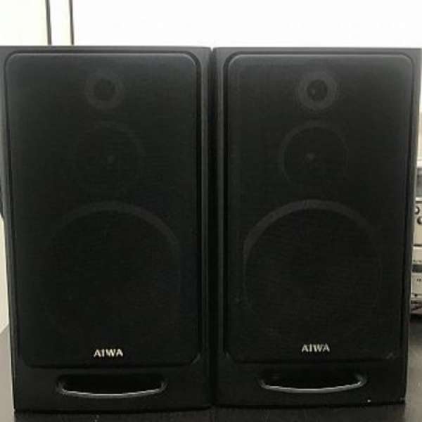 舊 AIWA 三路分音喇叭一對 連 面網