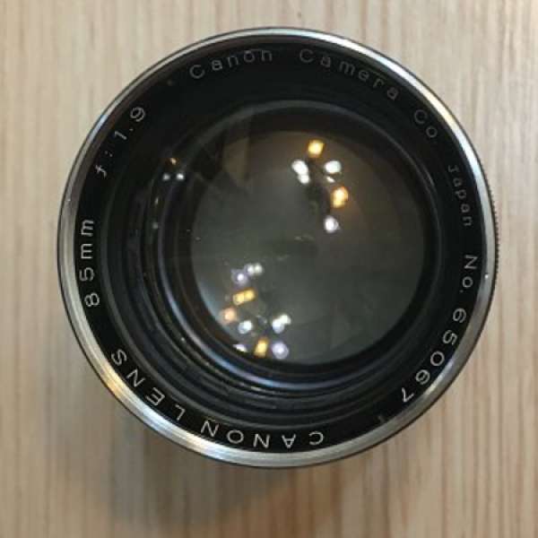 Canon 85mm f1.9 LTM Made in Japan.