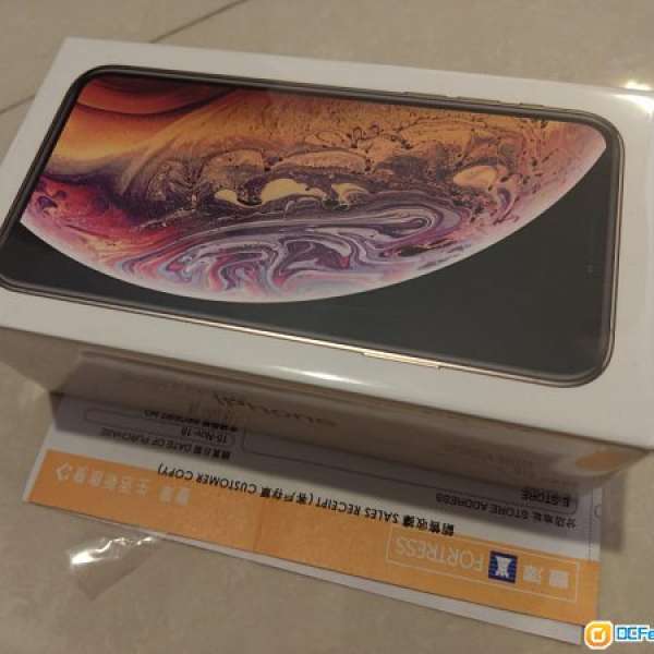 iphone xs 256g gold 全新未開封