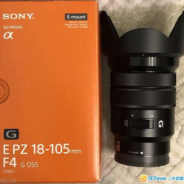 有保 Sony SEL 18-105 mm (SELP18105G) E mount G Lens OSS 極新