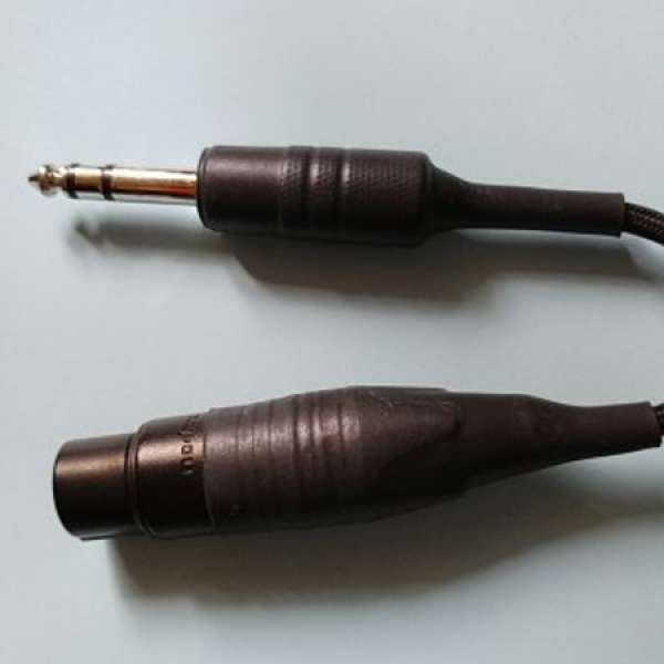 Cardas clear light xlr 4pin平衡母頭 6.3公頭 轉接線