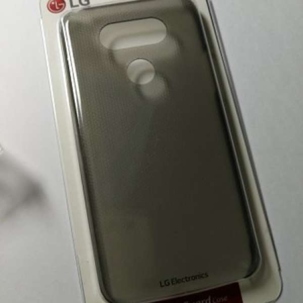 全新原廠LG G5/G5 SE 用CSV-180水晶保護殼韓國制造（硬淨，抗刮UV保護塗層，透明灰黑...