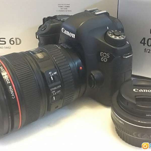 Canon 6D + 24-105mm f4.0L IS USM + 40mm f/2.8 STM