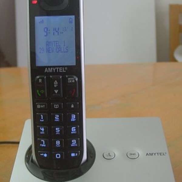 AMYTEL AT-018B 1.8GHz DECT 數碼室內無線電話 100%Work 全新電池 九成多新淨