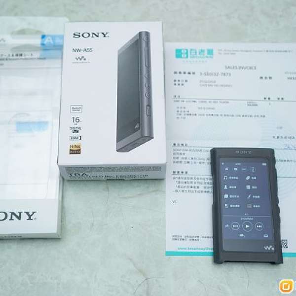 99新Sony NW-A55 Walkman黑色連原廠套及貼