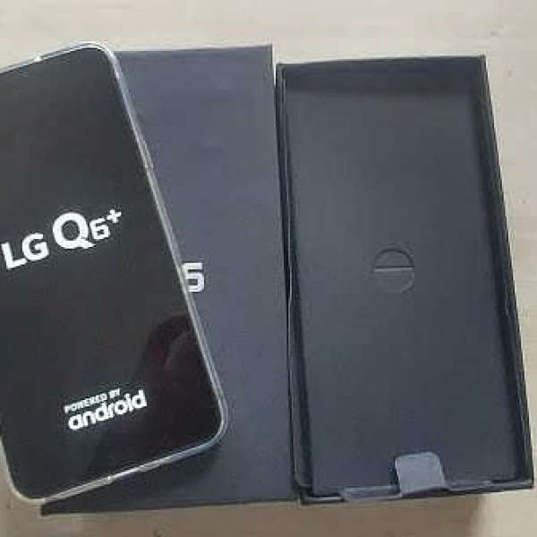 95% 新 LG - Q6 Plus 行貨 ( 4+64 ) Full Set 已貼保護貼 保護