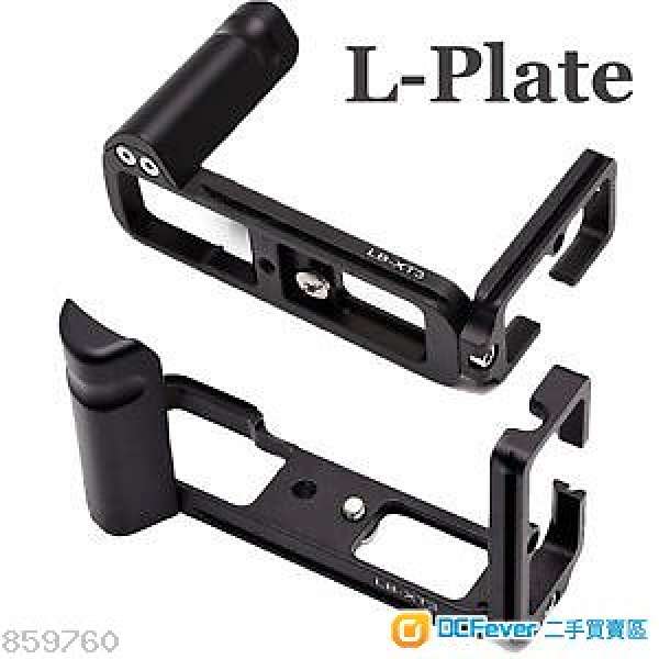 Quick Release L-Bracket Plate Hand Grip (For FujiFilm X-T3)