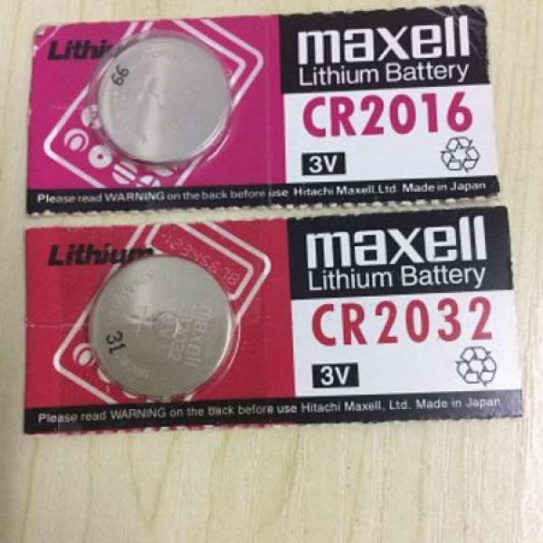 原裝正品Maxell Lithium Battery 扣式鋰離子電池