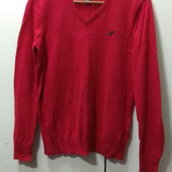 American Eagle 紅色冷衫