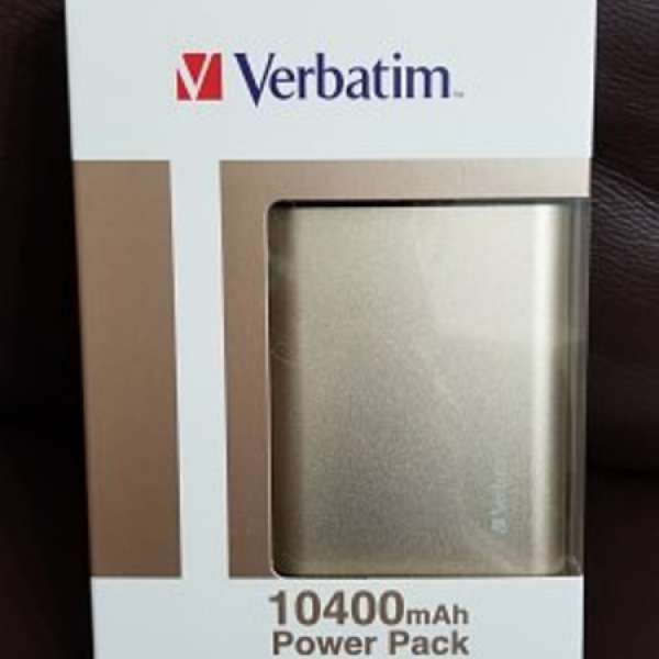 Verbatim 10400mAh Power Pack 外置充電 100%全新