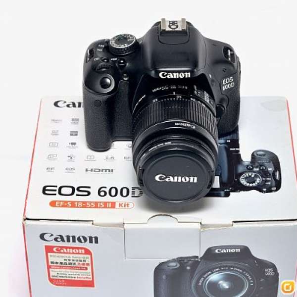 Canon EOS 600D + EF-S18-55mm IS II Kit套裝