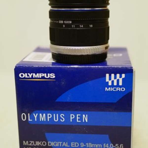 Olympus M.Zuiko 9-18 F4.0-5.6   M43