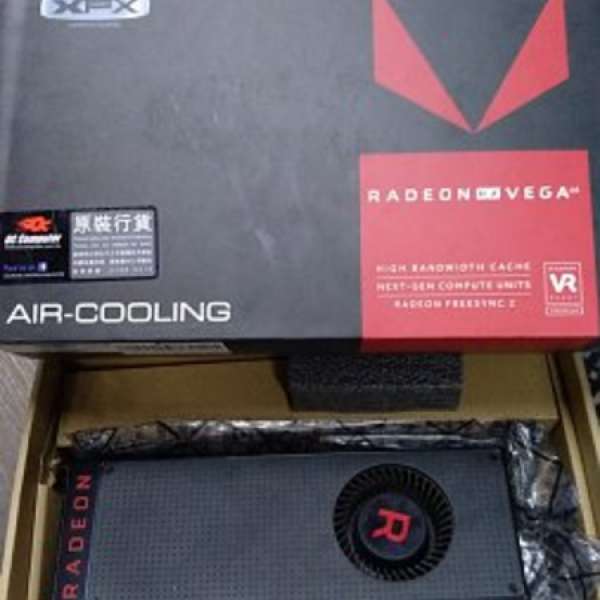 AMD Radeon™ RX Vega 64 HBM2 8GB 3xDP HDMI Black Fan - XFX礦卡