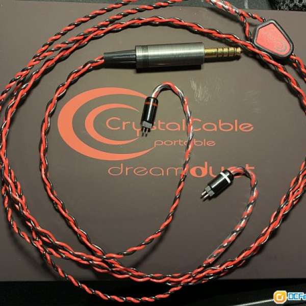 [99% new] Crystal Cable Dream Duet cm cable (4.4mm trrrs / cm pin)
