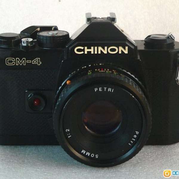 CHINON CM-4 手動菲林機 + PETRI 50mm f/2.0 鏡頭