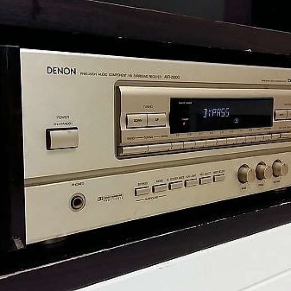 平售 天龍 DENON AVR－2000G 擴音機 贈送 JVC 靚聲二路喇叭