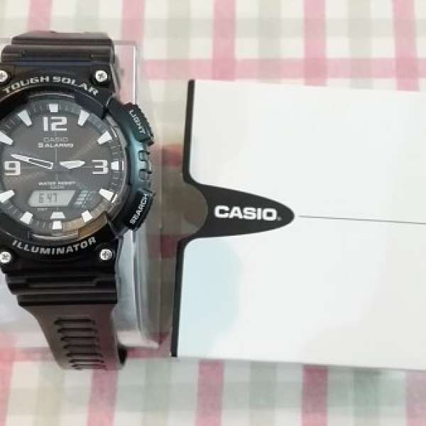 CASIO 太陽能手錶 (防水)