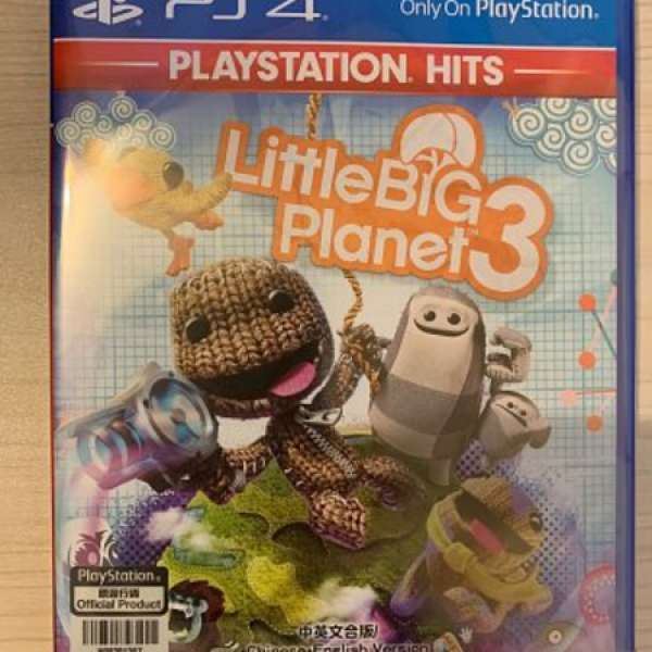 全新PS4 GAME LITTLEBIG PLANET 3  中,英文版 小小大星球 遊戲