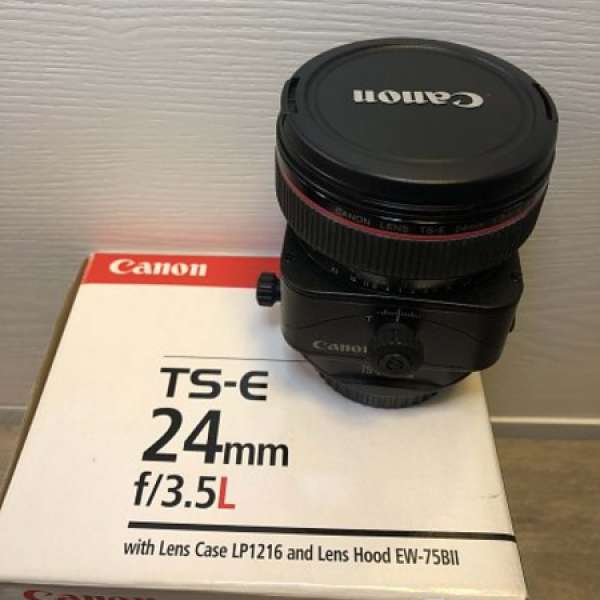 代友出售攝影產品 Canon系 - TS-E 24mm f3.5L 移軸鏡