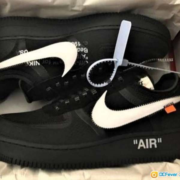 Off White Nike Air Force 1 Low Black