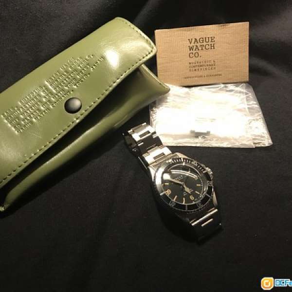 VAGUE Watch Co. x HOAX Burford MilSub Homage watch