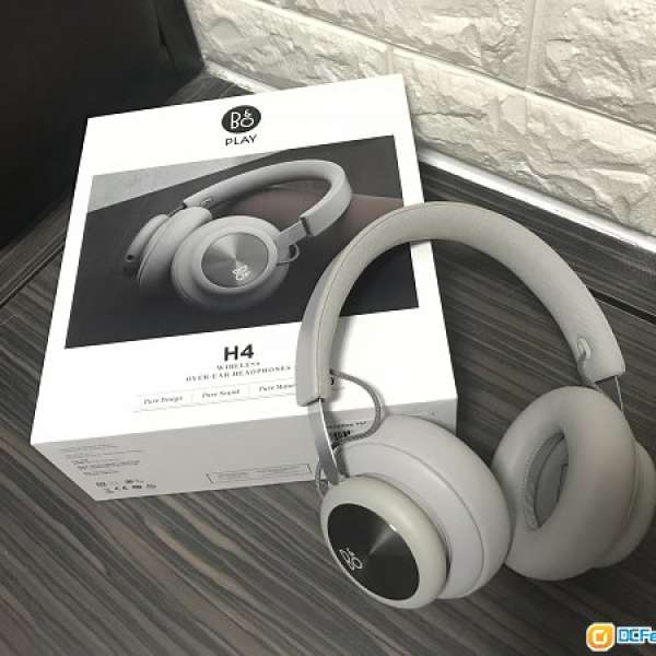 B&O H4 wireless over-ear Headphones （grey)