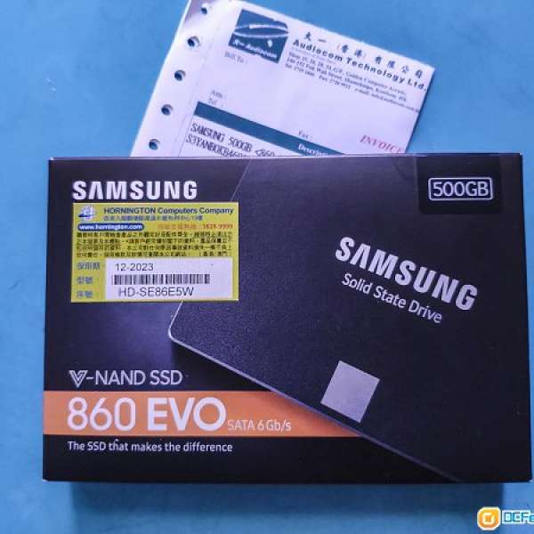 Samsung 860 EVO  -  SSD 500GB
