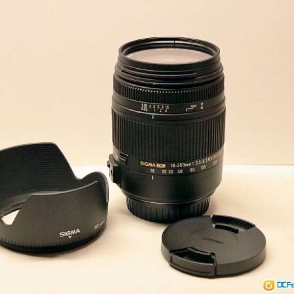 Sigma 18-250mm f 3.5-6.3 DC Macro OS HSM, 天涯鏡, Canon mount