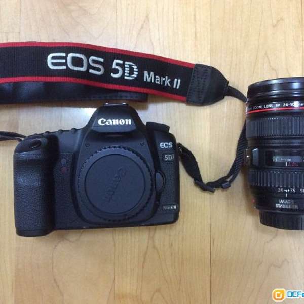 Canon 5D ll 連 ef 24-105mm L IS USM鏡頭（一代）