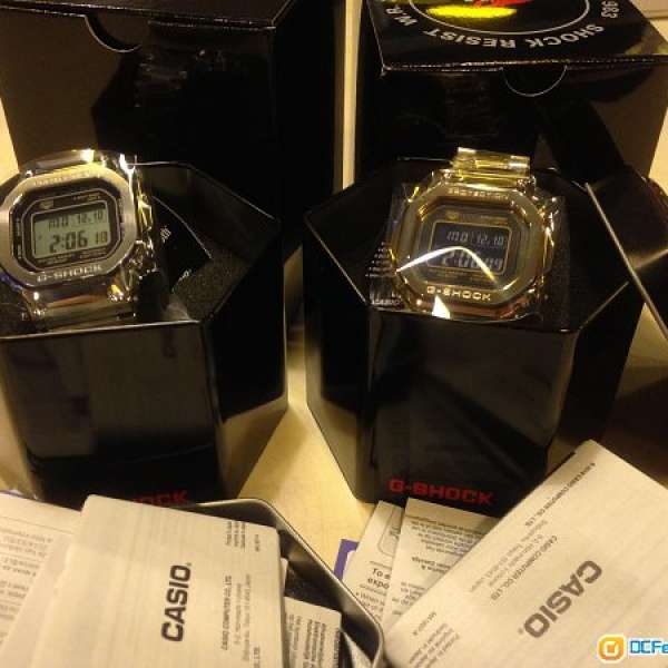 FS: 全新 G-Shock GMW-B5000D-1 & GMW-B5000GD-9 g shock gwm b5000