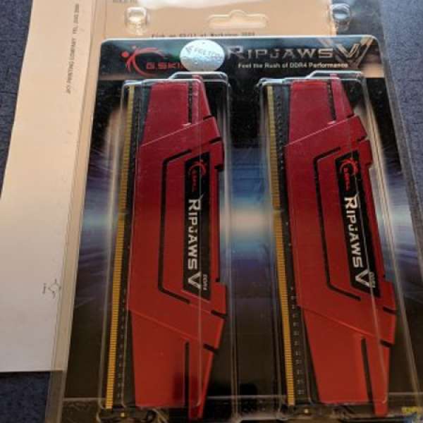 全新行貨 G.Skill Ripjaws V 16GB (2 x 8GB) DDR4 3000mhz