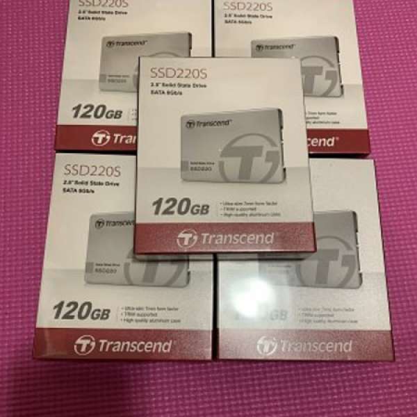 全新Transcend SSD220S 120GB 2.5" SATA 3 6Gb/s SSD