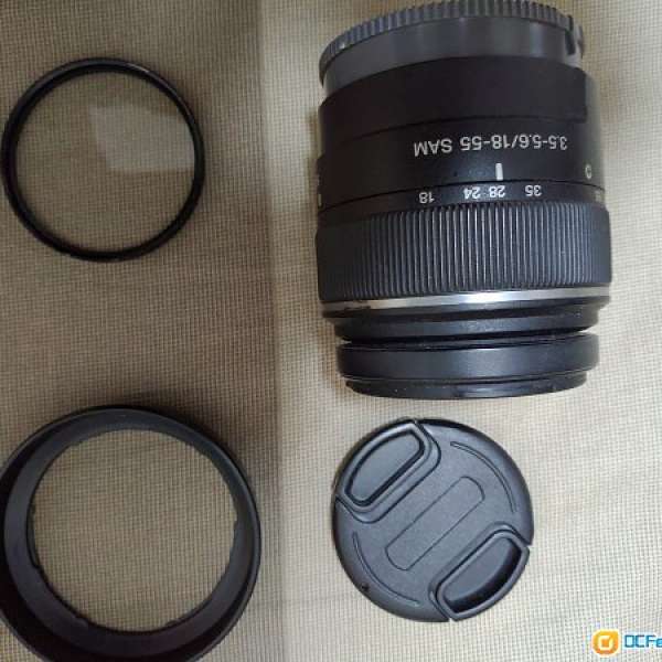 Sony DT18-55mm KIT lens (for A mount 瑕疵品 100%可用)連filter