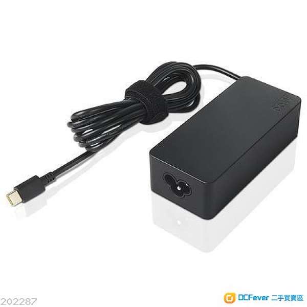 (全新100%NEW) Lenovo 65W 標準 AC 整流器 (USB Type-C)英國/香港/新加坡