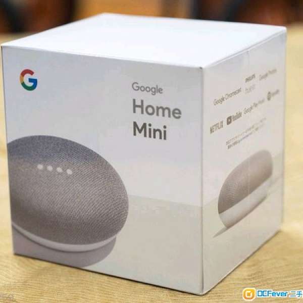 Google Home Mini 智能無線喇叭 (內置語音助手) 淺灰色