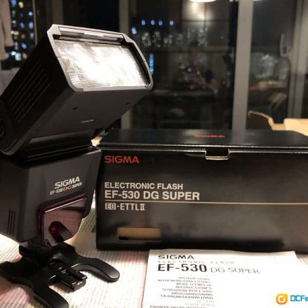Sigma EF-530 DG SUPER閃光燈 for canon