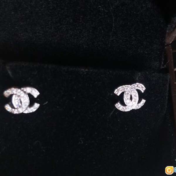 18k鑽石Chanel 耳環