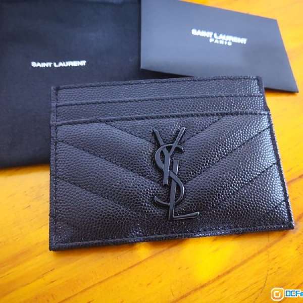 全新YSL card holder卡片套