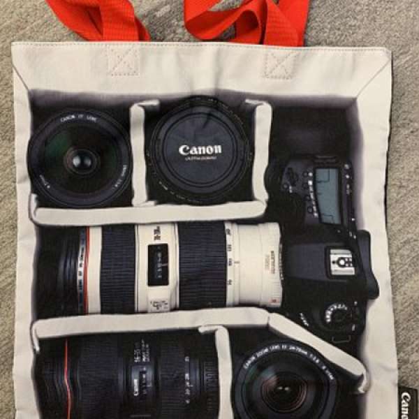 Canon 相機鏡頭款tote bag 全新未用