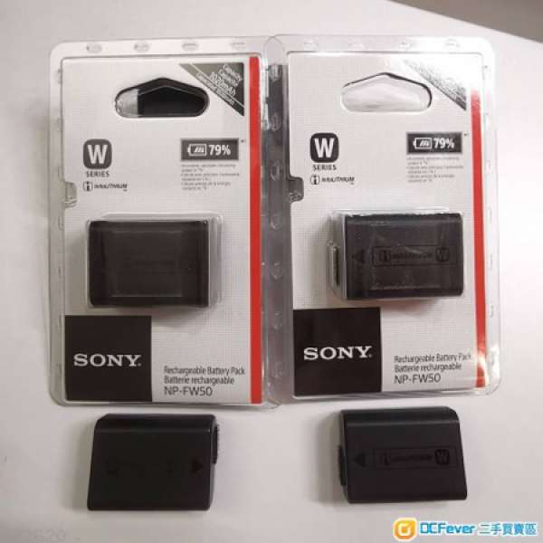 Sony NP-FW50 原裝電四粒