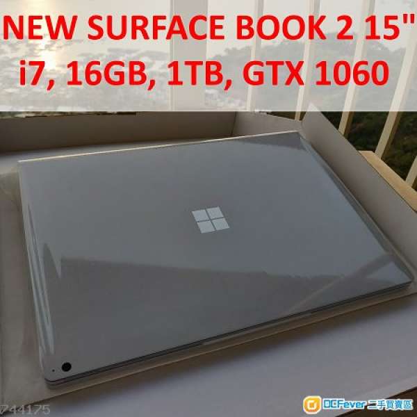 NEW Surface Book 2 (15", i7, 1TB, 16gb, GTX 1060) Microsoft