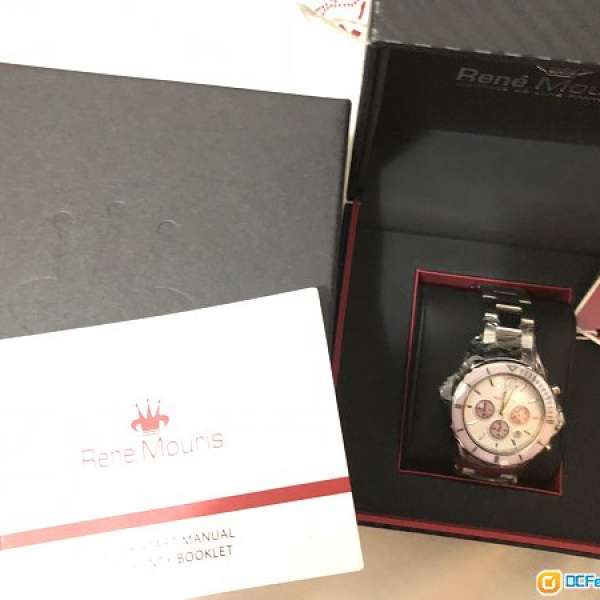 (New in Box) René Mouris French Luxury Watch 腕錶 法國 50107RM3 日本計時
