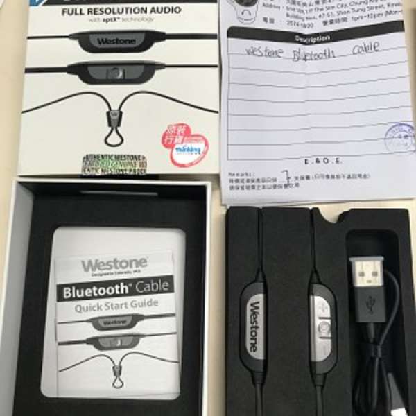 Westone Bluetooth Cable mmcx 用得 shure