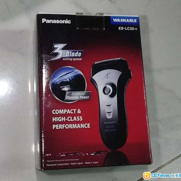 全新Panasonic Rechargeable Shaver 黑色旅行鬚刨