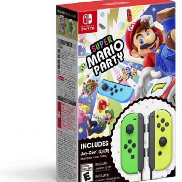 Switch Mario party 遊戲連Joy-Con 套裝